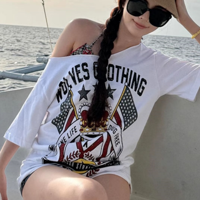 Off White Streetwear Brand - Korean Y2K Brand Retro Letter Graphic