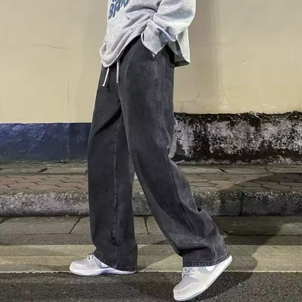 Streetwear Brand Jeans - 2025 New Streetwear Loose Jeans Men
