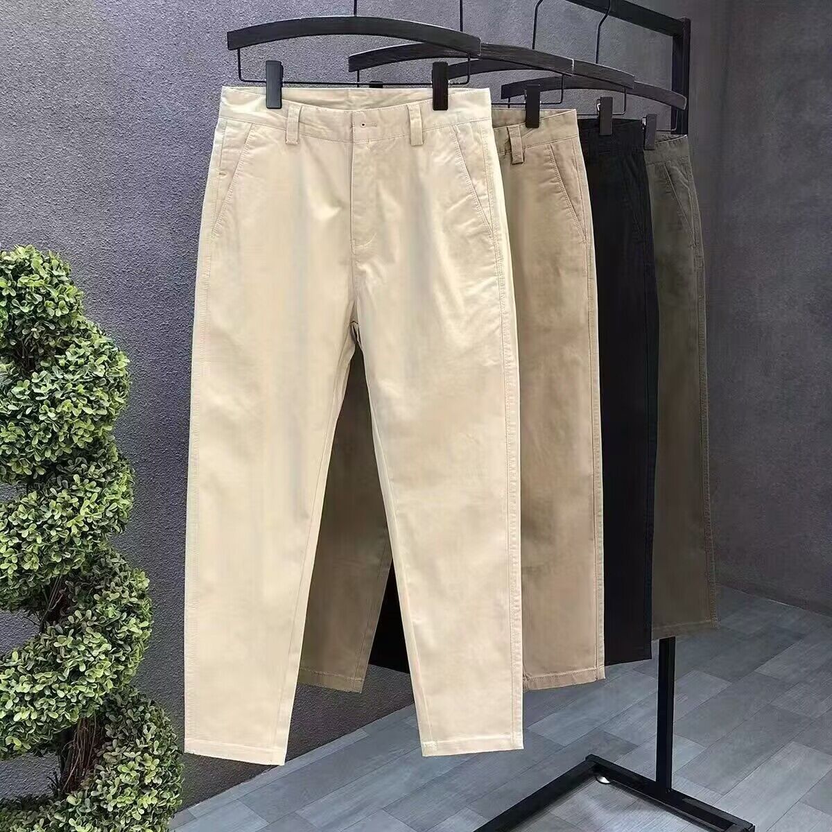 Streetwear Brand Jeans - Summer 2025 Simple Casual Pants Men's