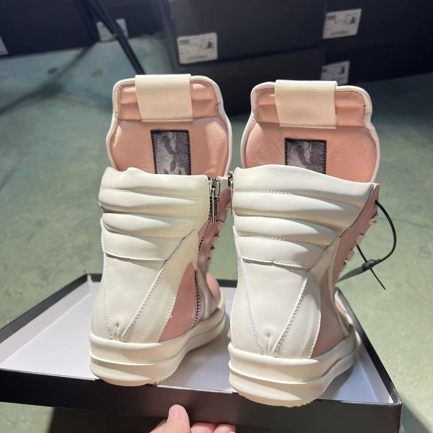 Gothic Streetwear Brand - Brand Woman High Top Leather Shoes