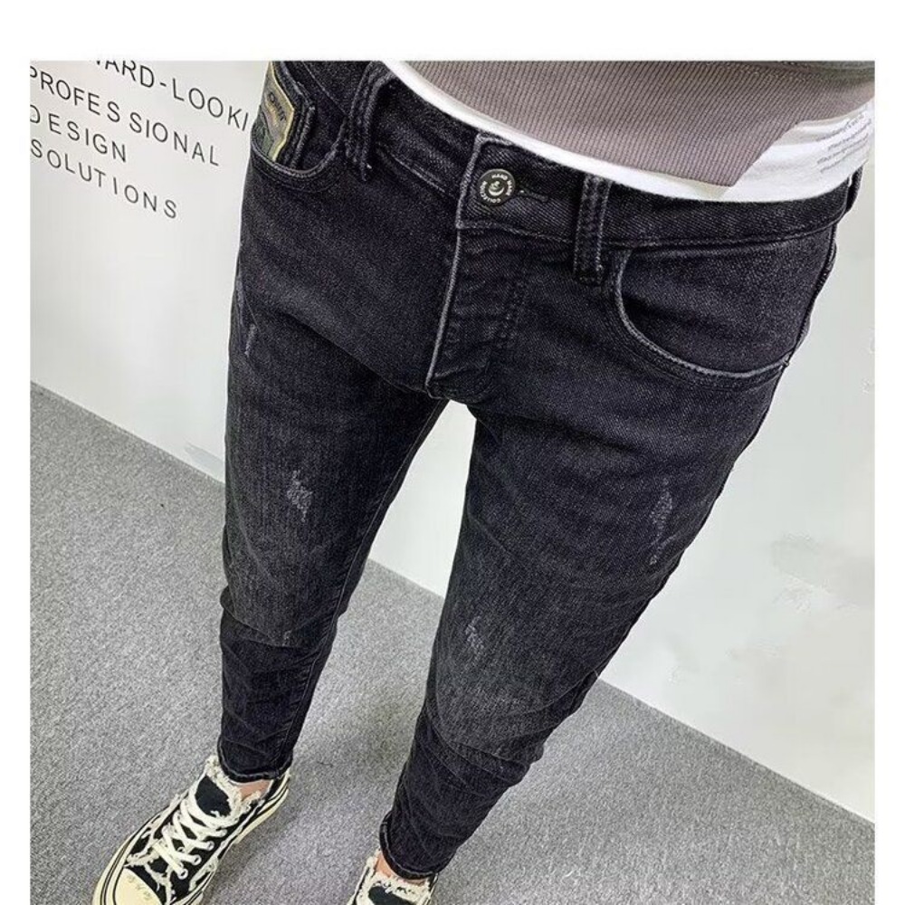 New Fashion Spring Autumn Men' – Streetwear Brand Jeans Bewertung und Preis