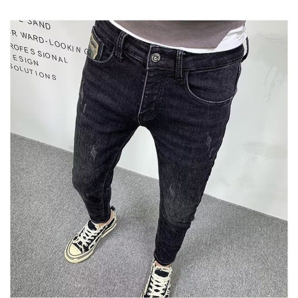 New Fashion Spring Autumn Men' – Streetwear Brand Jeans Bewertung und Preis