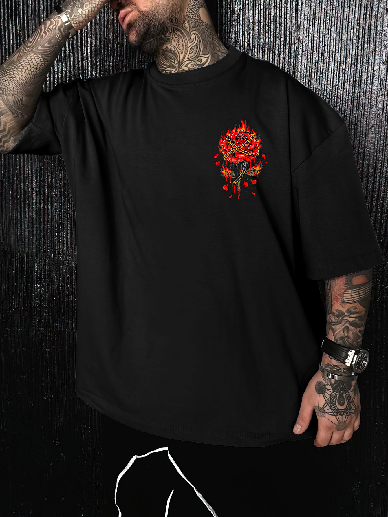 Men's Oversized Gothic Streetw – Gothic Streetwear Brand Bewertung und Preis