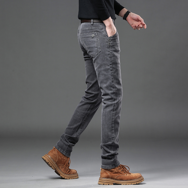 New Pure Gray Korean Slim Jean – Streetwear Brand Jeans Bewertung und Preis
