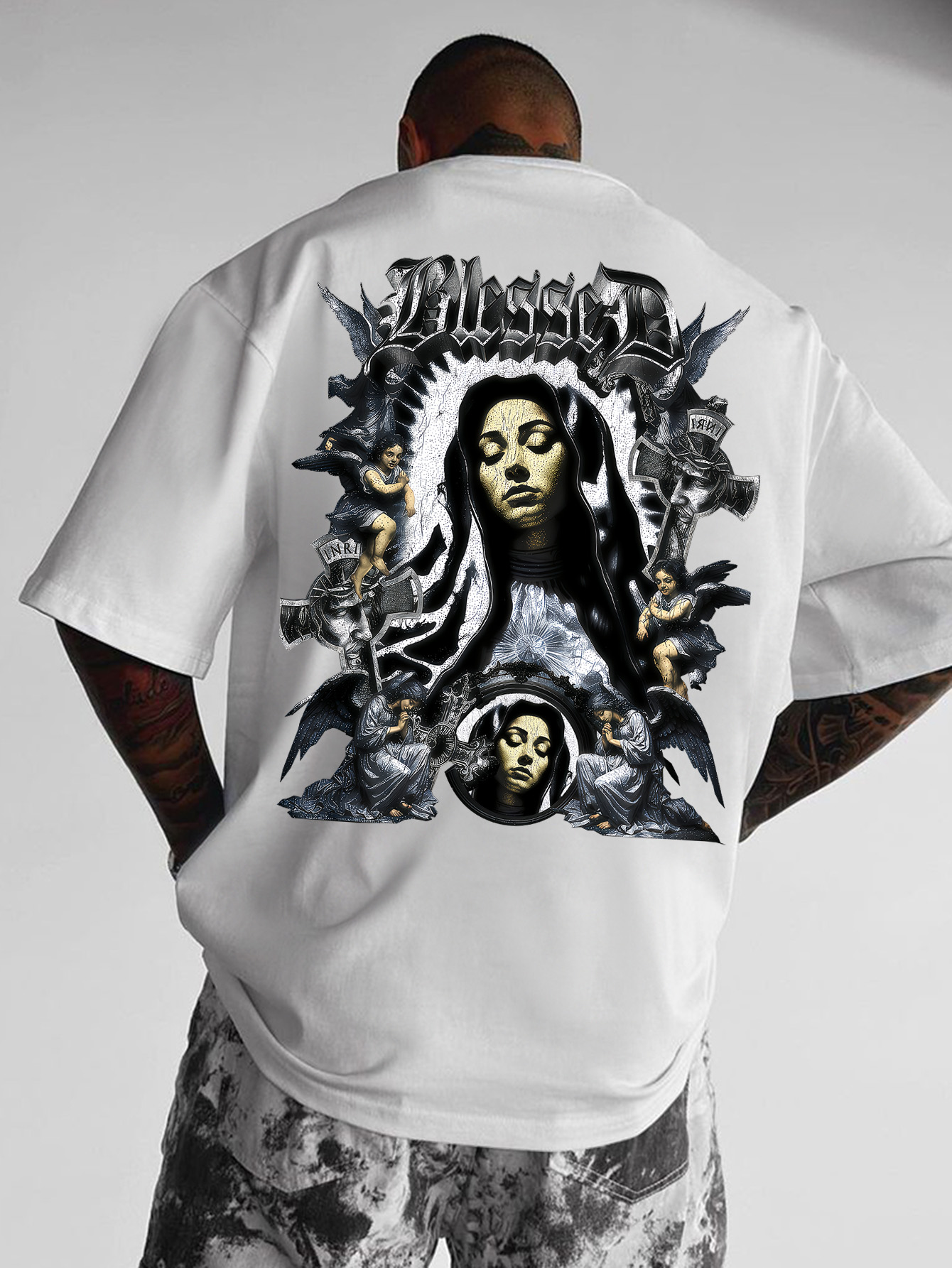 Men's Oversized Gothic Christi – Gothic Streetwear Brand Bewertung und Preis