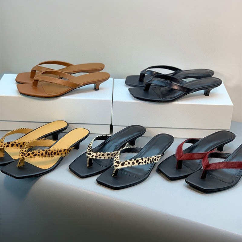 Luxury Brand Leather Heeled Fl – Streetwear Brands Bewertung und Preis