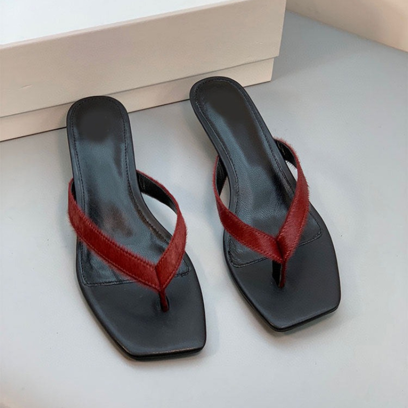 Luxury Brand Leather Heeled Fl – Streetwear Brands Bewertung und Preis