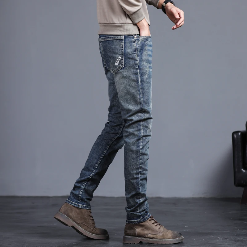 Men's Fashion Vintage Jeans Au – Streetwear Brand Jeans Bewertung und Preis