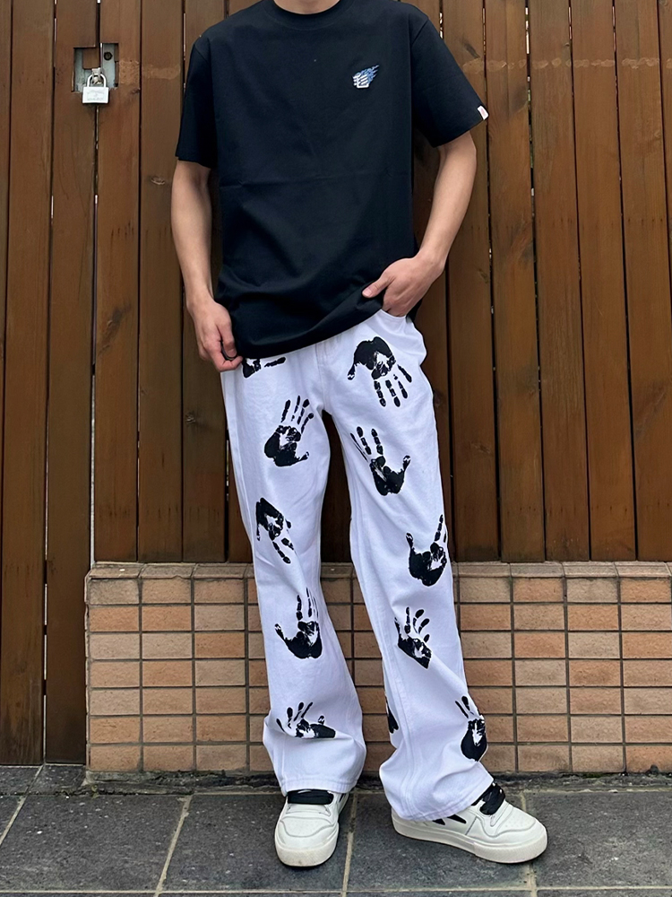 American High Street Palm Prin – Streetwear Brand Jeans Bewertung und Preis